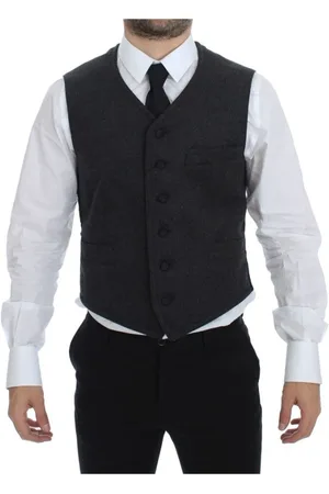 Dolce & Gabbana Heren, Pakken, Grijs, Maat: M Wol