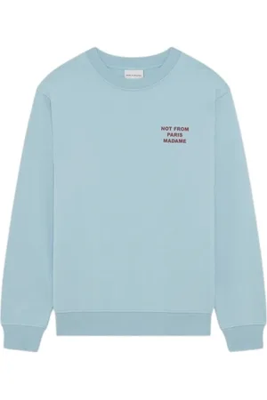 Drôle de Monsieur Heren, Sweatshirts & Hoodies, Blauw, Maat: S Katoen