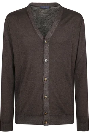 Daniele Fiesoli Heren, Truien, Bruin, Maat: 2XL Wol