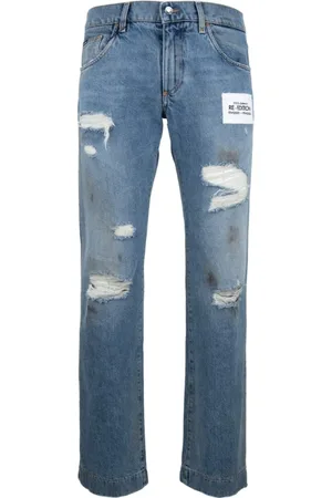 Dolce & Gabbana Heren, Jeans, Blauw, Maat: M Katoen