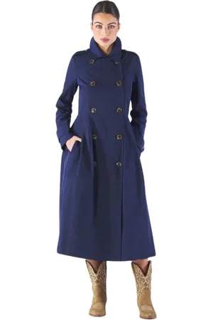 Alessia Santi Dames, Mantels, Blauw, Maat: S