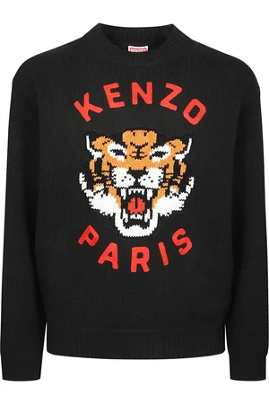 Kenzo Heren, Truien, Zwart, Maat: M Katoen
