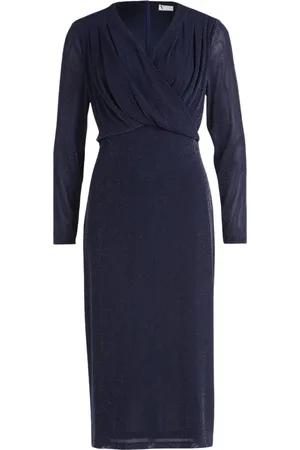 Vera Mont Dames, Jurken, Blauw, Maat: 2XL