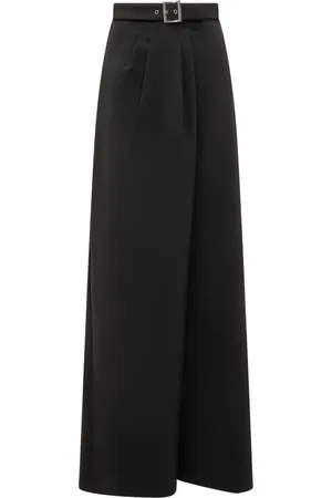 Alberta Ferretti Dames, Broeken, Zwart, Maat: L