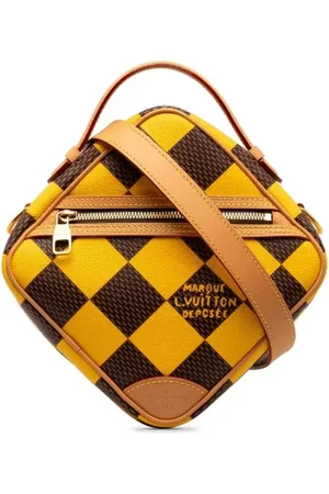 LOUIS VUITTON Heren, Pre-owned, Geel, Maat: ONE Size Leer