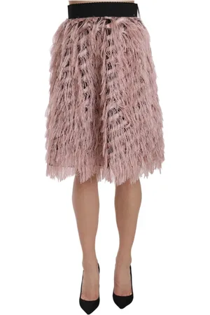 Dolce & Gabbana Dames, Rokken, Roze, Maat: L Zijde