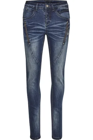 Cream Dames, Jeans, Blauw, Maat: W33 Katoen