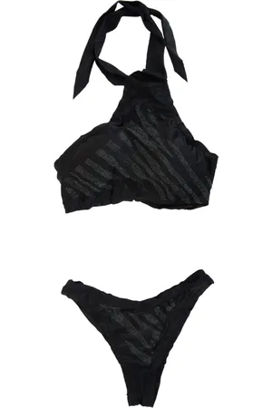 F**K Dames, Badkleding, Zwart, Maat: M Tweed