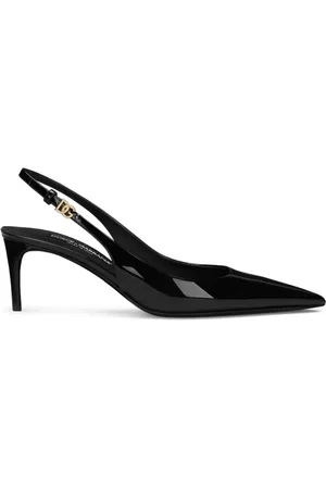 Dolce & Gabbana Dames, Schoenen, Zwart, Maat: 36 EU Leer