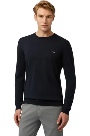 HARMONT&BLAINE Heren, Truien, Blauw, Maat: 4XL Katoen