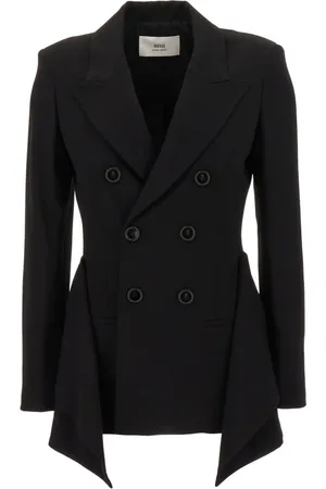 Ami Dames, Jassen, Zwart, Maat: XS Katoen