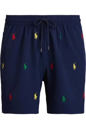 Ralph Lauren Heren, Badkleding, Blauw, Maat: L Poliester