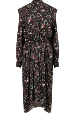 Isabel Marant Dames, Jurken, Zwart, Maat: 2XS Viscose