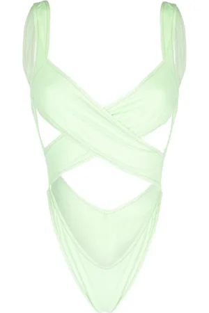 Reina Olga Dames, Badkleding, Groen, Maat: L