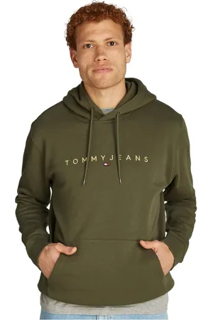 Tommy Hilfiger Heren, Sweatshirts & Hoodies, Groen, Maat: XL Katoen