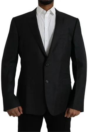 Dolce & Gabbana Heren, Jassen, Zwart, Maat: 3XL Wol