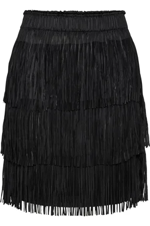 Soaked in Luxury Dames, Rokken, Zwart, Maat: XL