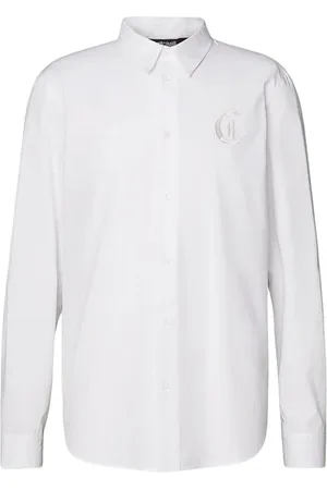 Roberto Cavalli Heren, Overhemden, Wit, Maat: 2XL