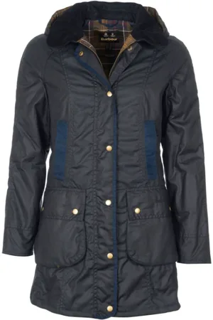 Barbour Dames, Mantels, Blauw, Maat: L Katoen