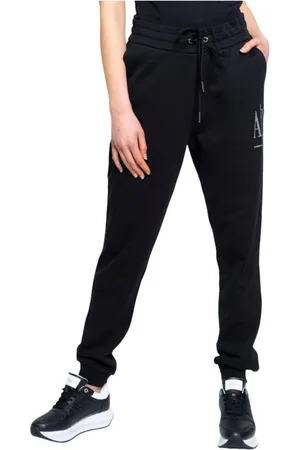 Armani Exchange Dames, Broeken, Zwart, Maat: XS Katoen