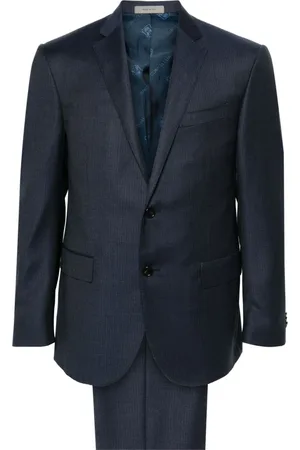 corneliani Heren, Pakken, Blauw, Maat: M Wol