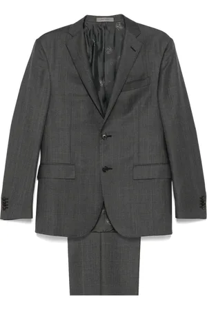 corneliani Heren, Pakken, Grijs, Maat: 2XL Wol