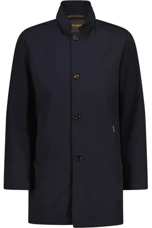 MOORER Heren, Mantels, Blauw, Maat: 2XL