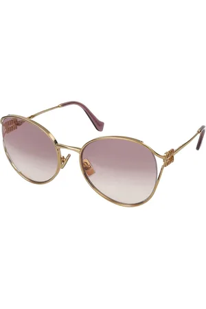 Miu Miu Dames, Accessoires, Bruin, Maat: 58 MM