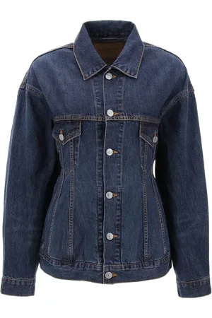 Balenciaga Dames, Jassen, Blauw, Maat: M Denim