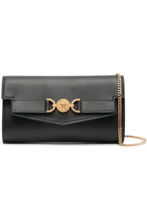 VERSACE Dames, Tassen, Zwart, Maat: ONE Size Leer