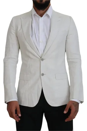 Dolce & Gabbana Heren, Jassen, Wit, Maat: XS Linnen