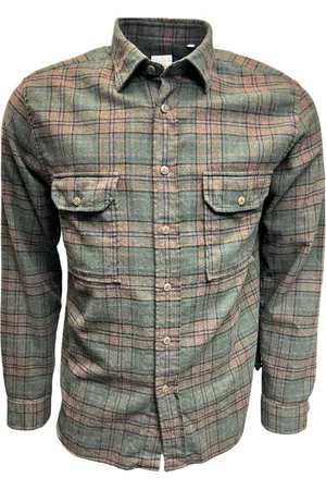 Xacus Heren, Overhemden, Groen, Maat: 2XL Katoen