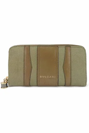 Bvlgari Dames, Pre-owned, Groen, Maat: ONE Size Leer
