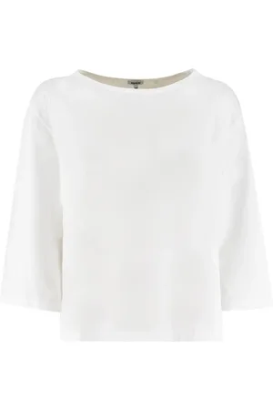 Aspesi Dames, Blouses & Shirts, Wit, Maat: L Katoen