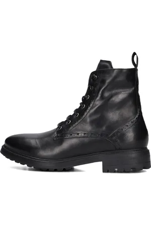 Stefano Lauran Heren, Schoenen, Zwart, Maat: 46 EU Leer