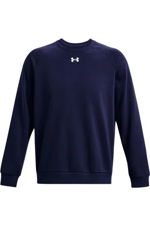 Under Armour Heren, Sweatshirts & Hoodies, Blauw, Maat: XL