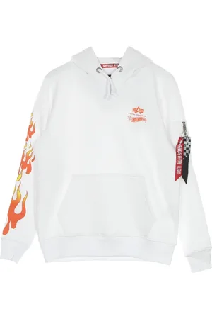 Alpha Industries Heren, Sweatshirts & Hoodies, Wit, Maat: XL Lame