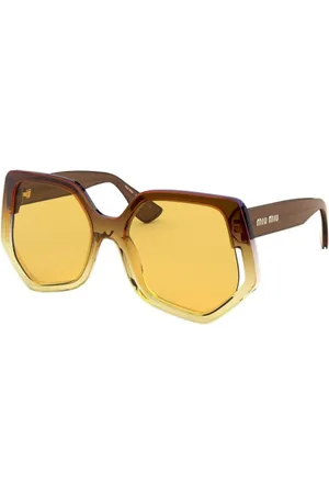 Miu Miu Dames, Accessoires, Geel, Maat: 55 MM