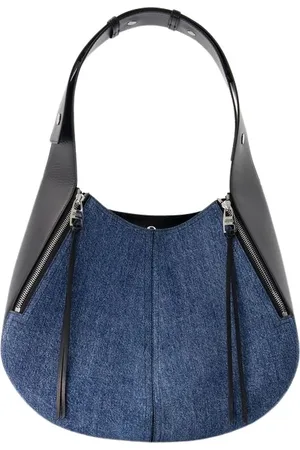 Alexander McQueen Dames, Tassen, Blauw, Maat: ONE Size Leer
