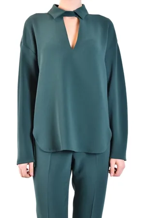 ALBERTO BIANI Dames, Blouses & Shirts, Groen, Maat: 2XS Denim