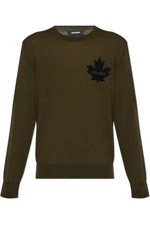 Dsquared2 Heren, Truien, Groen, Maat: 3XL Wol