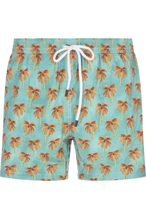 BARBA Heren, Badkleding, Groen, Maat: L Nylon