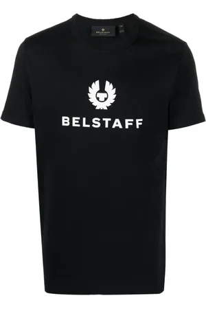 Belstaff Heren, Tops, Zwart, Maat: M Katoen