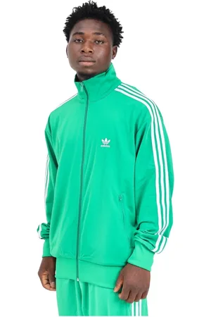 adidas Heren, Sweatshirts & Hoodies, Groen, Maat: S Poliester