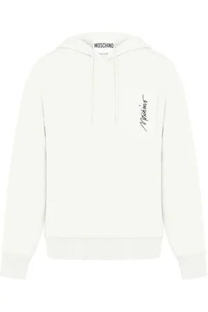 Moschino Heren, Sweatshirts & Hoodies, Wit, Maat: L Katoen