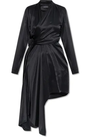 Balenciaga Dames, Jurken, Zwart, Maat: XS Zijde