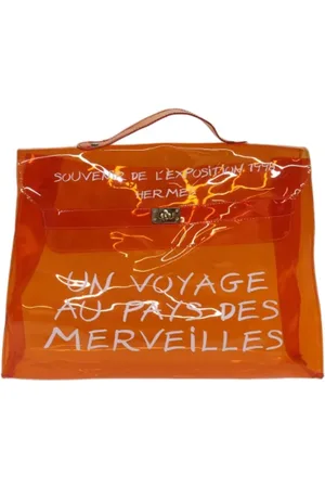 Hermès Dames, Pre-owned, Oranje, Maat: ONE Size Vinyl