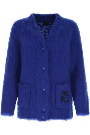 Etro Dames, Truien, Blauw, Maat: S