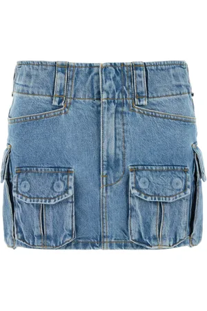 Alexander Wang Dames, Rokken, Blauw, Maat: W25 Denim