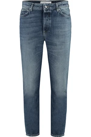 DEPARTMENT FIVE Heren, Jeans, Blauw, Maat: W30 Katoen